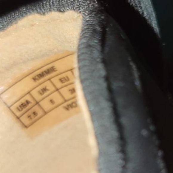 Vionic Leather Kimmie Black White Slip On Tennis Shoe Loafer Sneaker Women 7.5 - Picture 5 of 9